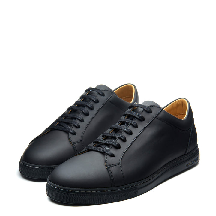 Black Greasy Solovair Sneaker 70 Men's Sneakers | 687402FYS