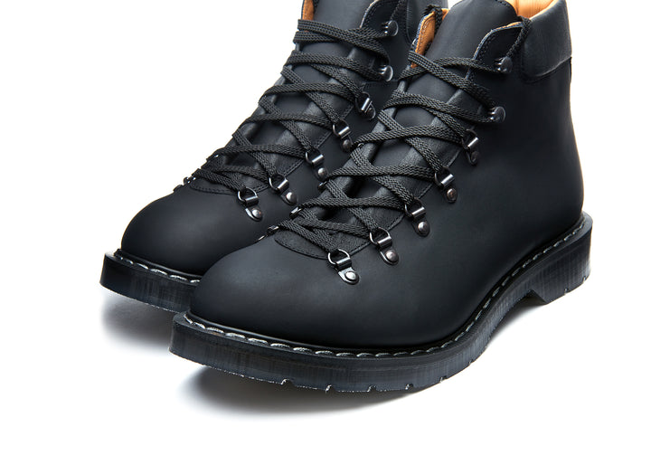 Black Greasy Solovair Urban Hiker Men's Hiker Boots | 890751VCR