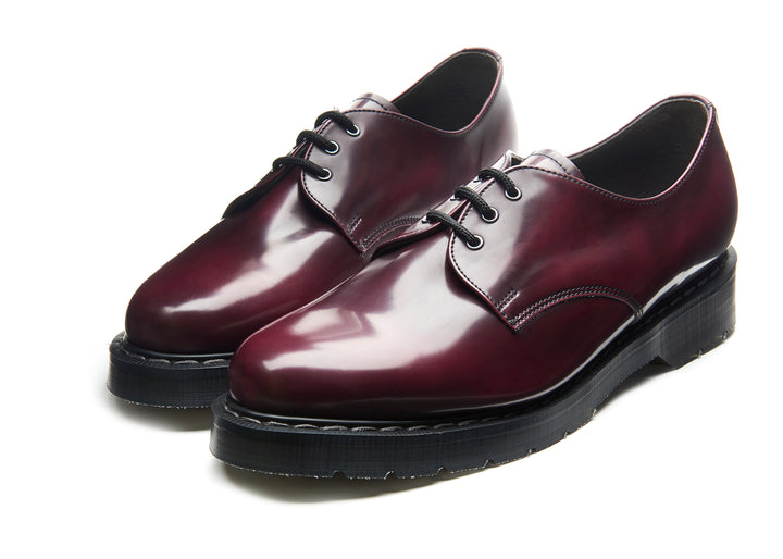 Cherry Red Rub-Off Solovair Gibson Shoes Women's Vegan Shoes | 310827VAT