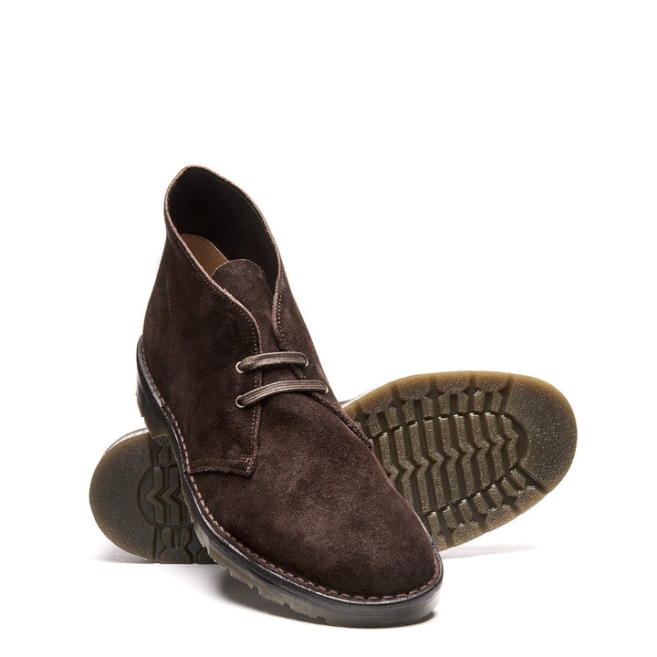 Dark Brown Solovair Chukka Boots Men's Chukka Boots | 038269FVB