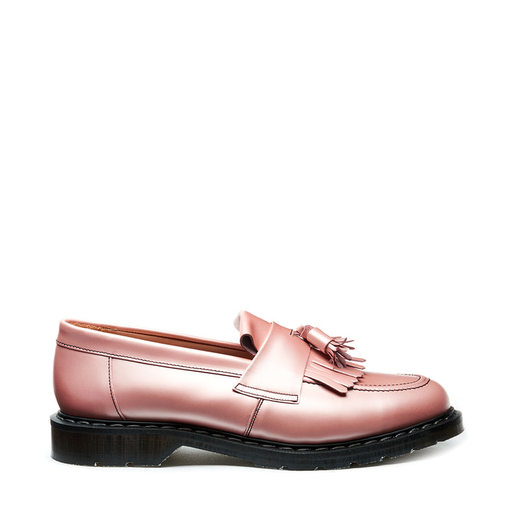 Iridescent Pink Hi-Shine Solovair Tassel Women\'s Loafers | 431527RQY