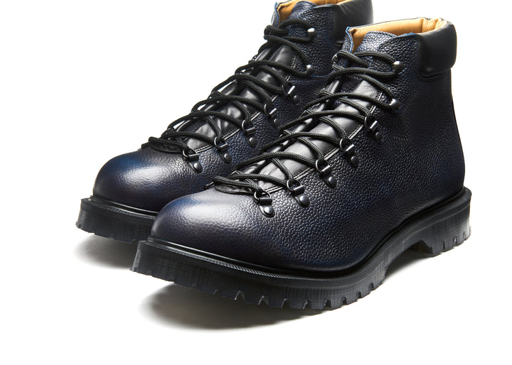 Navy Grain Solovair Urban Hiker Men's Hiker Boots | 530298HKC