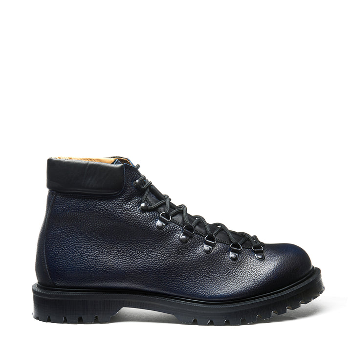 Navy Grain Solovair Urban Hiker Women\'s Hiker Boots | 187295XKG