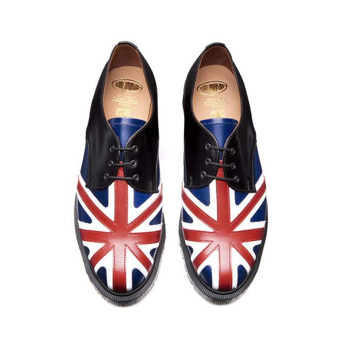 Union Jack Solovair 3 Eye Men's Gibson Shoes | 632501AHK