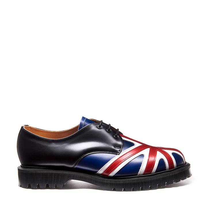 Union Jack Solovair 3 Eye Men\'s Gibson Shoes | 632501AHK