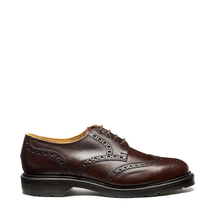 Brown Horween Solovair 4 Eye Gibson Men's Brogue Shoes | 653982UOI