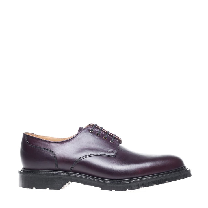 Burgundy Horween Solovair 4 Eye Men's Gibson Shoes | 021679XQJ