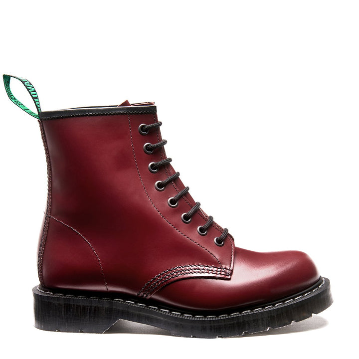 Cherry Red Solovair 8 Eye Men's Derby Boots | 657890LGE