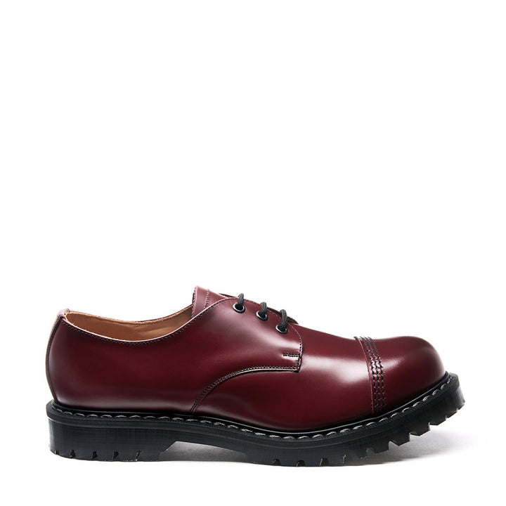 Cherry Red Solovair Gibson Shoes Men's Steel Toe Shoes | 862075KLY