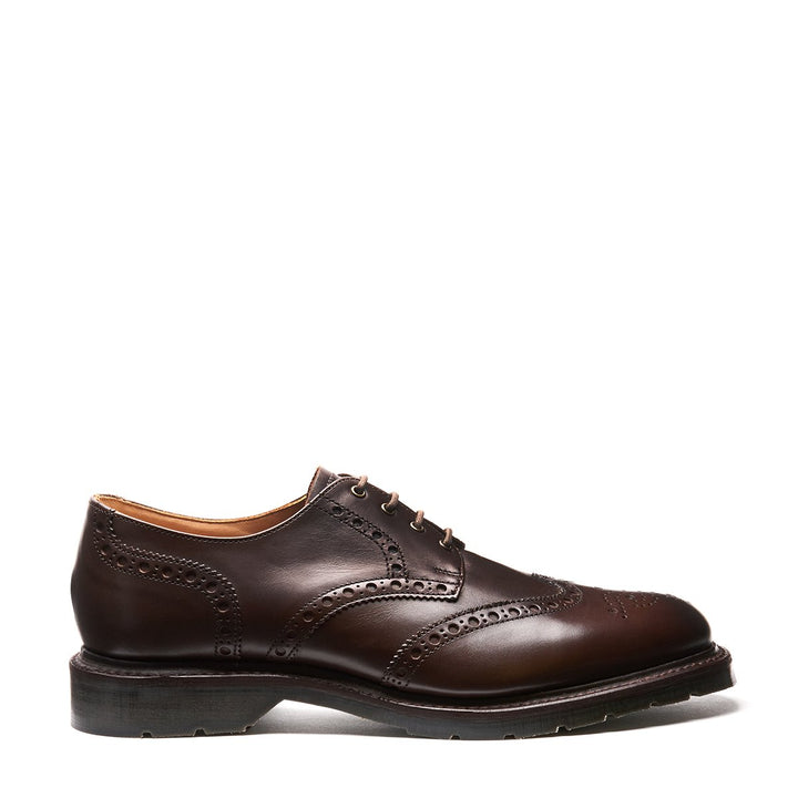 Walnut Solovair 4 Eye Gibson Men's Brogue Shoes | 189250RSX